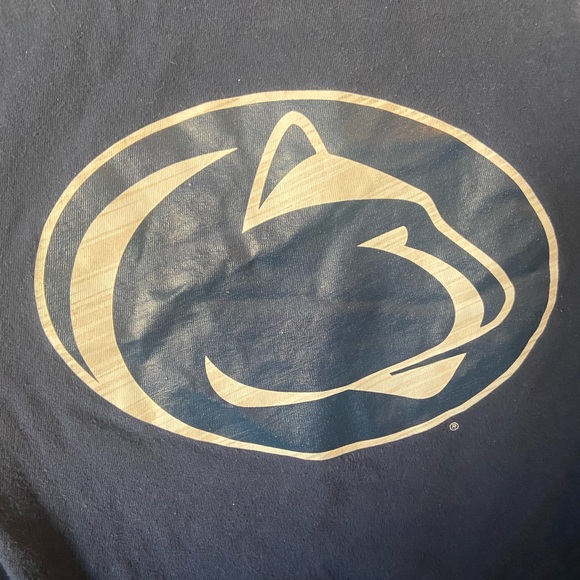 Nike Penn State Long Sleeve T Shirt Navy Blue with Graphic Size XXL - Picture 3 of 7